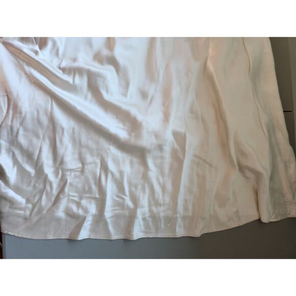 NWD Reformation Ronda Silk Wedding Gown Maxi Dress Sz 12 Ivory #4A453 - Picture 13 of 16